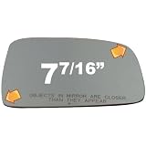 2004-2007 JEEP LIBERTY Convex, Passenger Side Replacement Mirror Glass by Automotive Mirror Glass