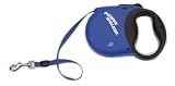 Power Walker Retractable Dog Leash, Blue, 16' Small