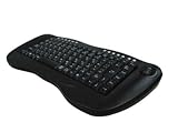MCO 2.4GHZワイヤレス 光学式トラックボール内蔵キーボード TK-24G02