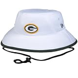 NFL Unisex Adult Green Bay Packers Training Camp Bucket Hat (White, One Size Fits All)