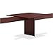 Basyx BLMTO48ANN BL Laminate Series Rectangle Conference Table w/Slab Base, 44 x 47 1/2, Mahogany
