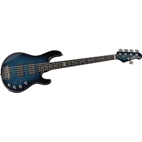 20o Aniversário Music Man Stingray 5 5-String Bass Guitar, taitiano Blue Burst *