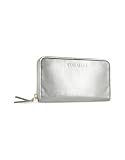 Forzieri Genuine Italian Leather Concertina Zip Wallet Silver