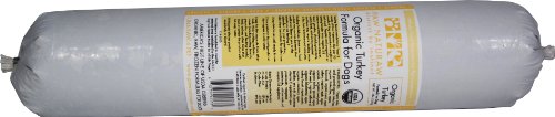 Frozen Dog Food:Paw Naturaw Organic Turkey Formula for Dogs, Rolls (Pack of 14)