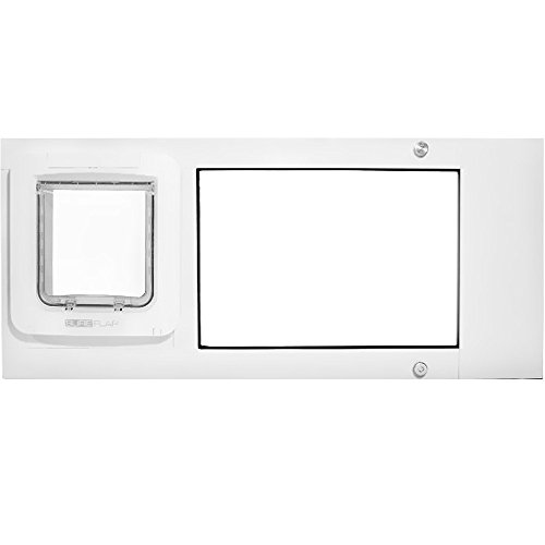 Thermo Sash 2e Sureflap Microchip Pet Door Color White Size