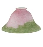 Meyda Tiffany 10748 Pink/Green Pate De Verre Bell Shade