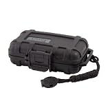 Crushproof Waterproof Drybox Carrying Case with Screen Protector for Panasonic Lumix DMC-FX and DMC-FS series and More - (Canon Camera NOT included), Black