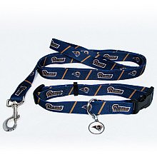 St. Louis Rams Dog Collar & Leash Set