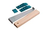 Wolfcraft 6931000 1 Verlegeset fuer Laminat Inhalt: 20 Abstandskeile 6930000, 1 Zugeisen 6927000, 1 Schlagholz 6929000
