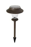 Brinkmann 822-0703-8 8-Piece Solar Stake Light Set, Brown