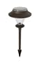 Brinkmann 822-0703-8 8-Piece Solar Stake Light Set, Brown