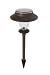 Brinkmann 822-0703-8 8-Piece Solar Stake Light Set, Brown