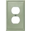 Jackson-Deerfield Mfg. 3108BN Brushed Nickel Wall Plate