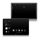 Solid State Black Design Protective Decal Skin Sticker for Samsung Series 7 Slate Tablet