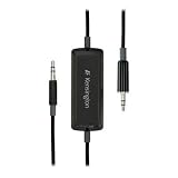 New Kensington Noise Reducing Car Audio Cable Iphone Ipod Mini-Phone Male 48inch Black