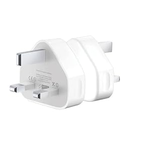 Lutall Apple 3 Pin UK Mains Powered USB Power adapter plug point for iPod Video - Touch - Photo - Nano- iPhone - Mini - Classic - Mobile phones - MP3 & MP4 players A1299 MB706B/A USB Power Adapter converter connector connection kits Mains Main Charger Power Adapter for all iPad 16gb 32 gb WiFi / iPod touch 4 / iPhone 4 4g 3 / Touch models