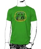 THE POGUES - Beer Label T-shirt Kelly Green Shane MacGowan