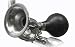 Pyramid Bicycle Squeeze Horn, Bugle, Chrome Plated