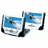 Mustek DP77 Dual 7-inch Screen Portable DVD Player with Battery