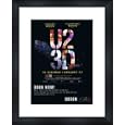 U2 3D - Custom Framed Original Ad