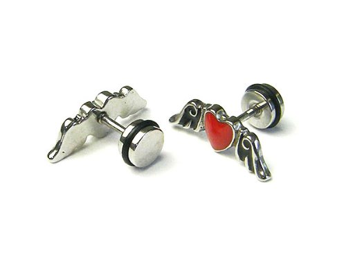 ス エンジェル ボディ ピアス 天使の羽 男性 女