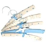 Trousseau Pack Of 5 Hangers - Blue
