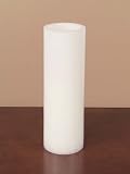 Pack of 3 White Flameless LED Wax Christmas Battery Operated Pillar Candles 12