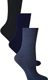 Sugar Free Sox Ladies Assorted 3 Pack Health Socks | Diabetic Socks