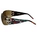 Ed Hardy Snake 2 Shield Sunglasses: Tortoise/Brown