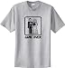 GAME OVER Funny Bride Groom Heather Grey Novelty T-shirt
