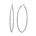 Sterling Silver Diamond-Cut Hoop Earrings title=