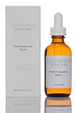 Hyaluronic Acid Serum 100% Pure (2oz/60ml) Cosmedica Skincare- Intense Hydration + Moisture, Non-greasy, Paraben-free (Professional Formula)