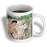 Rich Diesslins Famous People Places Books Cartoons - Tarzan and Jane Eyre - Mugs
