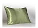Luxury Sage Satin Pillow Case w/Hidden Zipper, Standard