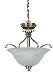 IMAGE OF CANARM LTD. ICH372A03AB15 Michael 3 Bulb Chandelier Light, Antique Brass