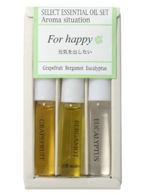 美健 アロマシチュエーション 3本セット ハッピー 1.8ml×3