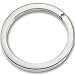Sterling Silver Round Key Ring