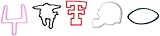 Forever Collectibles NCAA Texas Tech Red Raiders Logo Bandz