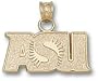 Arizona State 10KT Sunburst Charm 3/8"