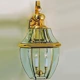 Quoizel Antique Brass Newbury Lanterns/Wall Mounted Entrance