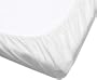 Kushies Certified Organic Fitted Crib Sheet, White