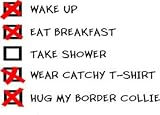 HUG MY BORDER COLLIE CHECKLIST Apron