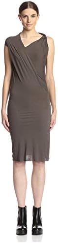 Rick Owens Lilies Women's Twisted Tunic, Dark Dust, 40