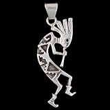 Sterling Silver Kokopelli Pendant or Slide, #1862