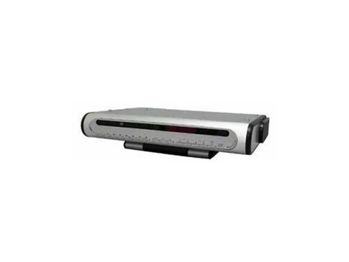 AEG CTV 4845 17,8 cm (7 Zoll) Küchen-LCD-Fernseher / DVD-Player Kombination mit integriertem FM und DVB-T Tuner silber
