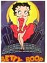 Betty Boop Large Plush Blanket Throw