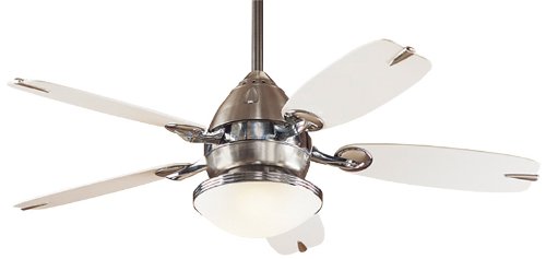 315%2BLc7KkXL Hunter Fans 25753 48 The Retro Contemporary Indoor Brushed Nickel Ceiling Fan w/ Light & Blades Reviews