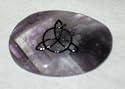 Amethyst Triquetra Gratitude Stone
