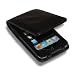 BPM Black Luxury Genuine Leather Flip Case & Screen Protector for iPod Touch 2nd & 3rd Generation 8GB 32GB 64GB