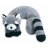 Noodle Head Travel Buddies Neck Pillow, Raccoon